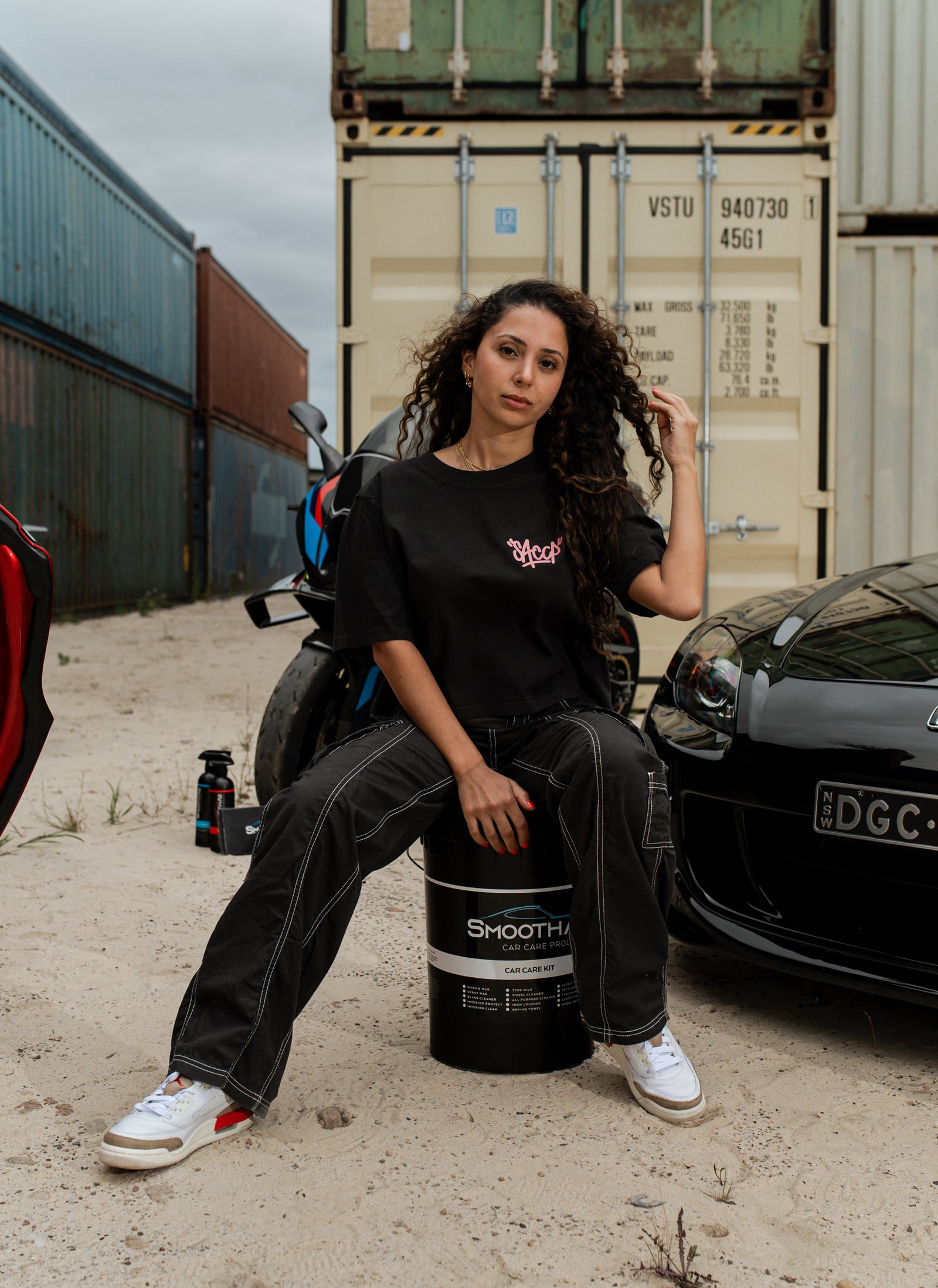 SACCP Womens Graffiti Crop