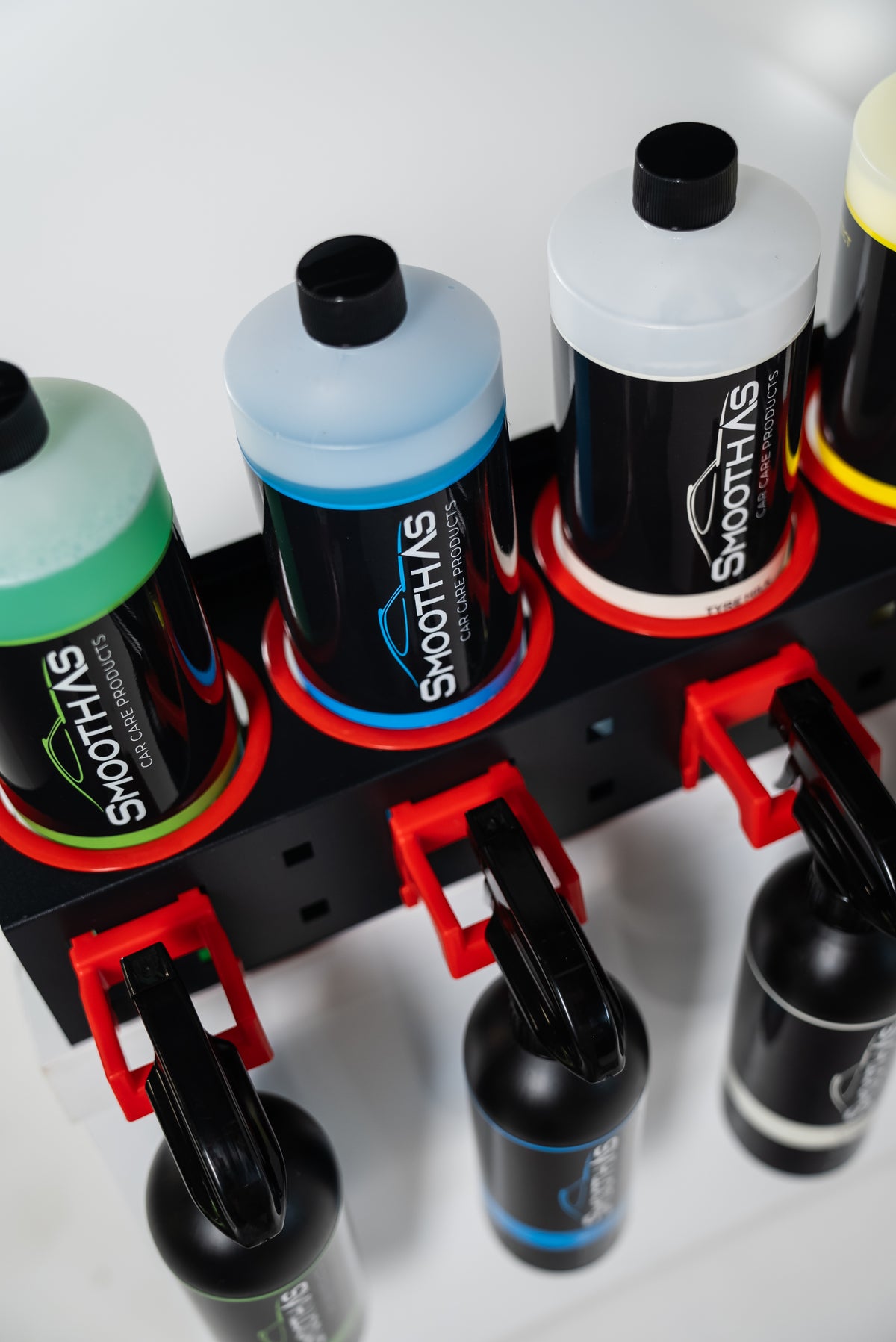 Detailing Bottle Storage Rack