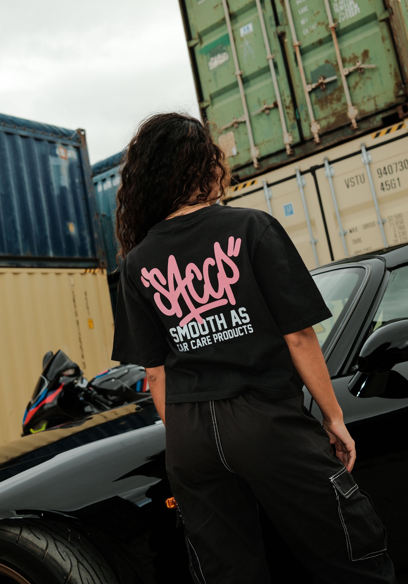 SACCP Womens Graffiti Crop
