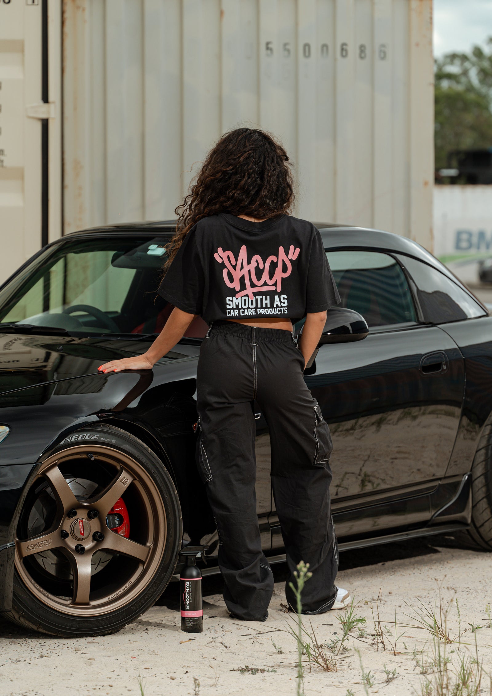 SACCP Womens Graffiti Crop