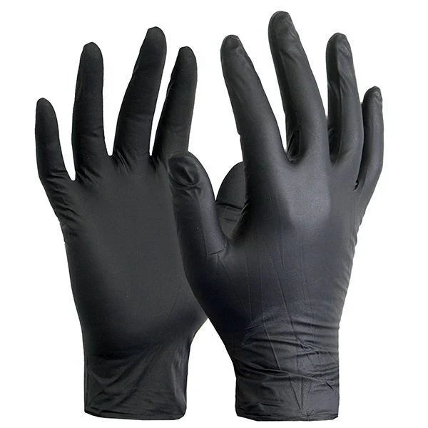Black Nitrile Gloves